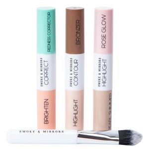 Makeup Stick Set - Mint, Brown, Pink
